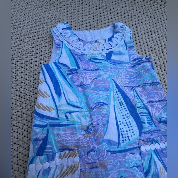 Lilly Pulitzer Girls 4T It’s All Aboat Time - Picture 2 of 9